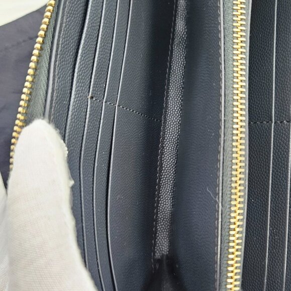 Saint Laurent  Cassandre Matelassé Zip Around Wallet - Picture 8 of 17